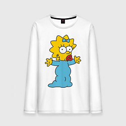 Мужской лонгслив Maggie Simpson