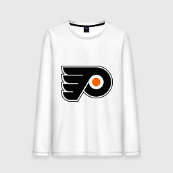 Лонгслив хлопковый мужской Philadelphia Flyers, цвет: белый