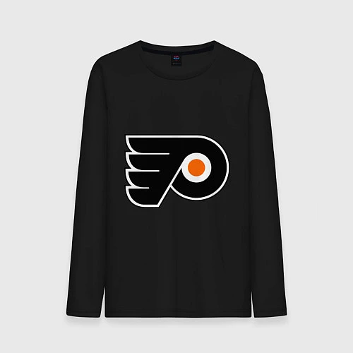 Мужской лонгслив Philadelphia Flyers / Черный – фото 1