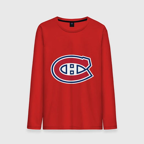 Мужской лонгслив Montreal Canadiens / Красный – фото 1