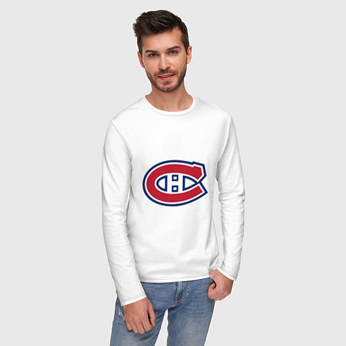Мужской лонгслив Montreal Canadiens / Белый – фото 3