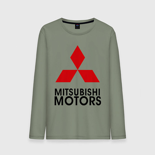 Мужской лонгслив Mitsubishi / Авокадо – фото 1