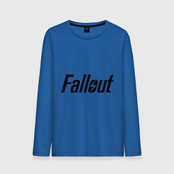 Лонгслив хлопковый мужской Fallout цвета синий — фото 1