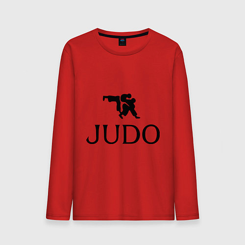 Мужской лонгслив Judo / Красный – фото 1
