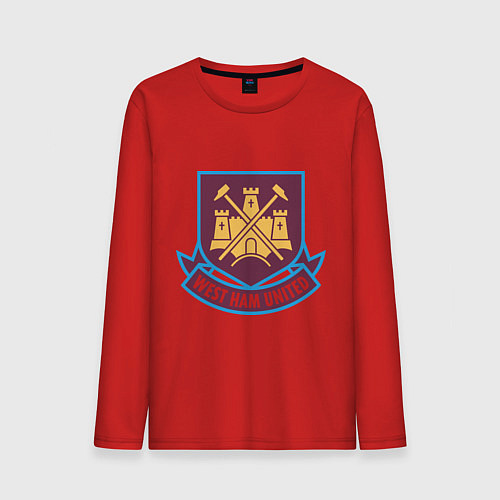 Мужской лонгслив West Ham United / Красный – фото 1