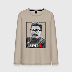 Мужской лонгслив Stalin: Style in