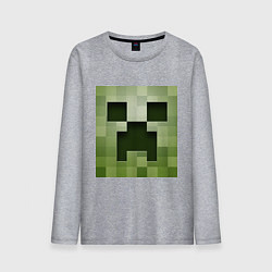 Мужской лонгслив Мinecraft creeper