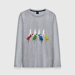 Мужской лонгслив Beatles Color