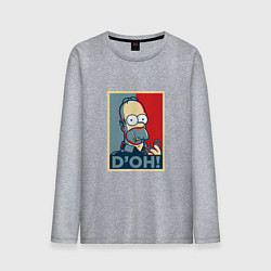 Мужской лонгслив D'oh Poster