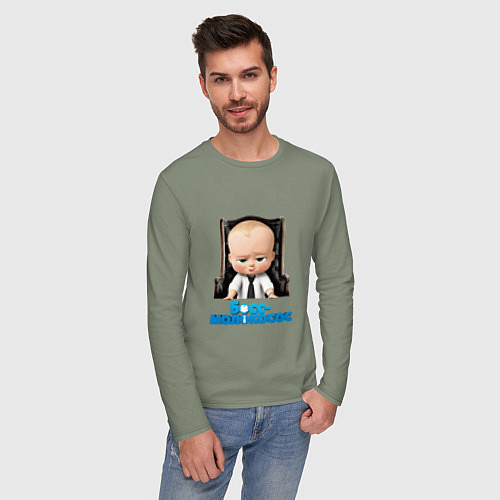 Мужской лонгслив Boss Baby / Авокадо – фото 3