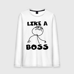 Мужской лонгслив Like a boss