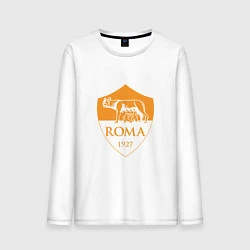 Лонгслив хлопковый мужской AS Roma: Autumn Top, цвет: белый