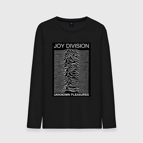 Мужской лонгслив Joy Division: Unknown Pleasures / Черный – фото 1