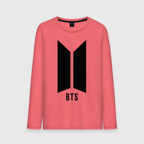 Мужской лонгслив BTS Army / Коралловый – фото 1