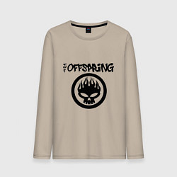 Лонгслив хлопковый мужской The Offspring, цвет: миндальный