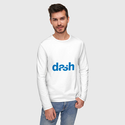 Мужской лонгслив Dash / Белый – фото 3