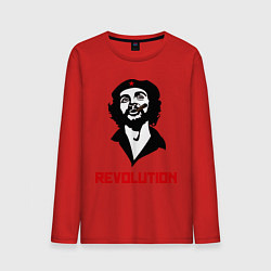 Лонгслив хлопковый мужской Che Guevara Revolution, цвет: красный