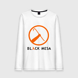 Лонгслив хлопковый мужской Black mesa: Scrap, цвет: белый