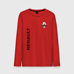 Лонгслив хлопковый мужской Renault Style, цвет: красный