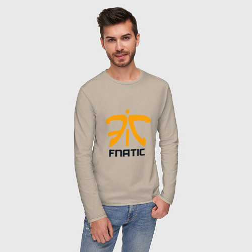 Мужской лонгслив Fnatic / Миндальный – фото 3