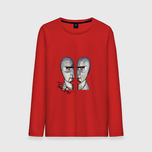 Мужской лонгслив Pink Floyd / Красный – фото 1