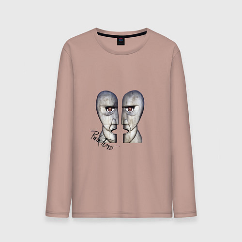 Мужской лонгслив Pink Floyd / Пыльно-розовый – фото 1