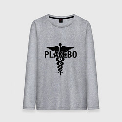 Лонгслив хлопковый мужской Placebo, цвет: меланж