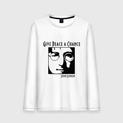 Мужской лонгслив Give Peace a Chance