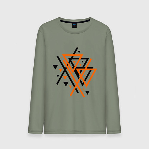 Мужской лонгслив Paul van Dyk: Chaos / Авокадо – фото 1