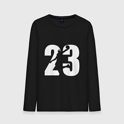 Лонгслив хлопковый мужской LeBron 23 цвета черный — фото 1