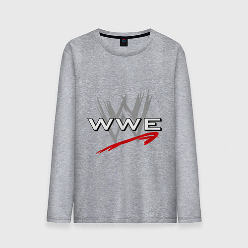 Мужской лонгслив WWE Fight / Меланж – фото 1