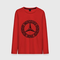 Лонгслив хлопковый мужской Mercedes-Benz, цвет: красный