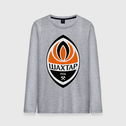 Мужской лонгслив ФК Шахтёр / Меланж – фото 1