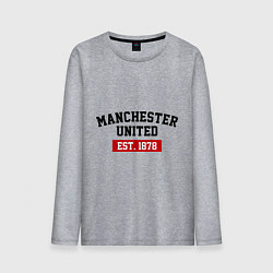Мужской лонгслив FC Manchester United Est. 1878