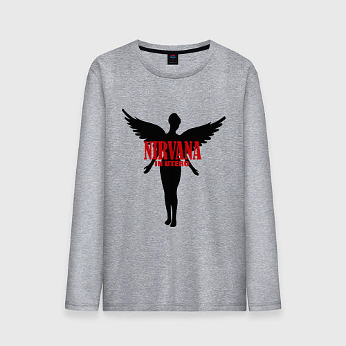Мужской лонгслив Nirvana: In Utero / Меланж – фото 1