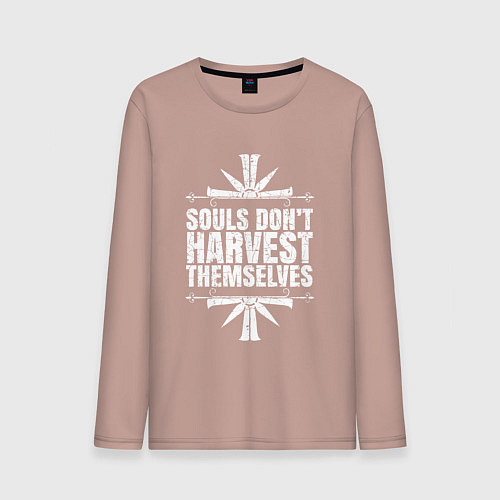 Мужской лонгслив Harvest Themselves / Пыльно-розовый – фото 1