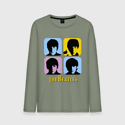 Мужской лонгслив The Beatles: pop-art