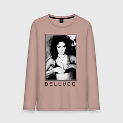 Лонгслив хлопковый мужской Monica Bellucci: Black, цвет: пыльно-розовый