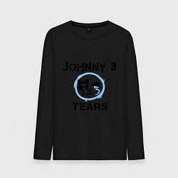Лонгслив хлопковый мужской HU: Johnny 3 Tears цвета черный — фото 1