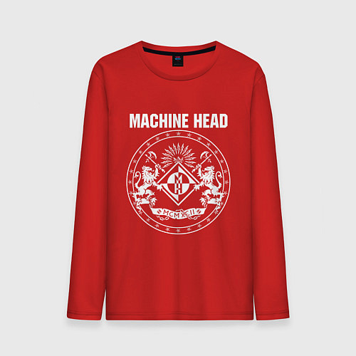 Мужской лонгслив Machine Head MCMXCII / Красный – фото 1