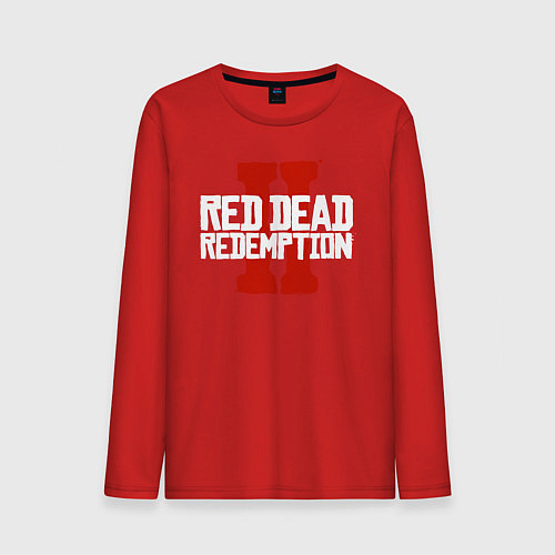 Мужской лонгслив RDR II / Красный – фото 1