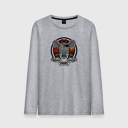 Лонгслив хлопковый мужской Biker Mice from Mars - Modo, цвет: меланж
