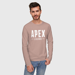 Лонгслив хлопковый мужской Apex Legends, цвет: пыльно-розовый — фото 2