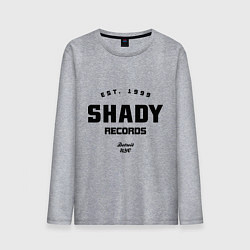 Лонгслив хлопковый мужской Shady records, цвет: меланж
