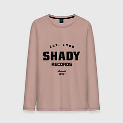 Лонгслив хлопковый мужской Shady records, цвет: пыльно-розовый