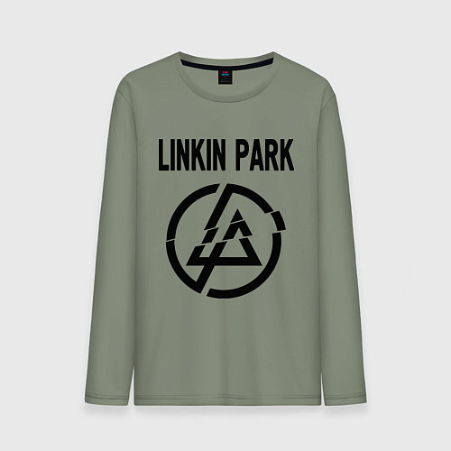 Мужской лонгслив Linkin Park / Авокадо – фото 1