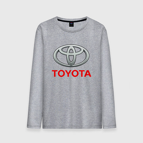 Мужской лонгслив TOYOTA / Меланж – фото 1