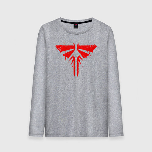 Мужской лонгслив THE LAST OF US / Меланж – фото 1