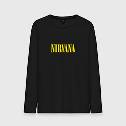 Мужской лонгслив Nirvana Нирвана Логотип