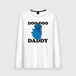 Лонгслив хлопковый мужской DOO DOO DADDY, цвет: белый